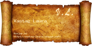 Vastag Laura névjegykártya